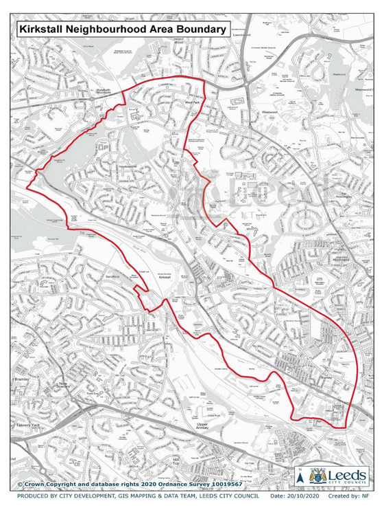 Kirkstall Neighbourhood Area Boundary